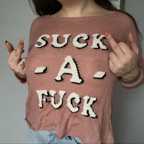 RARE DROPDEAD CASHMERE SWEATER SIZE S - Picture 2 of 4